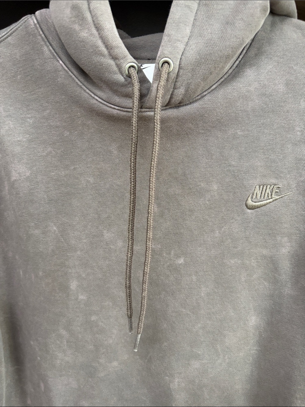 Nike Men's Washed Light Gray Pullover Hoodie!! EUC